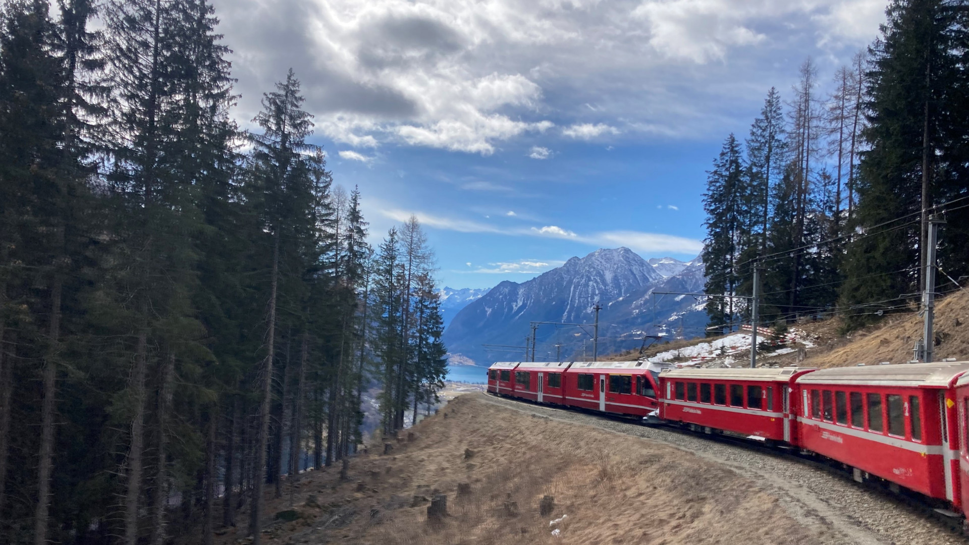 Kulturprogramm: Zum Erlebnis Engadin gehörte auch die Zugfahrt mit dem Bernina-Express